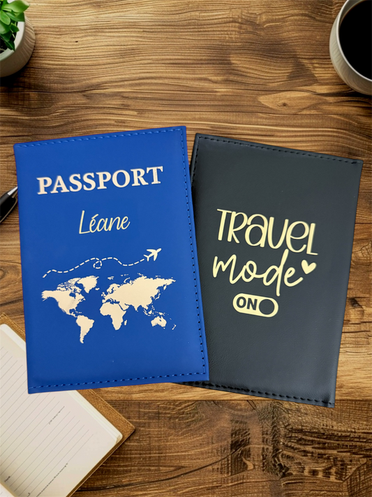 Protège passeport personnalisé