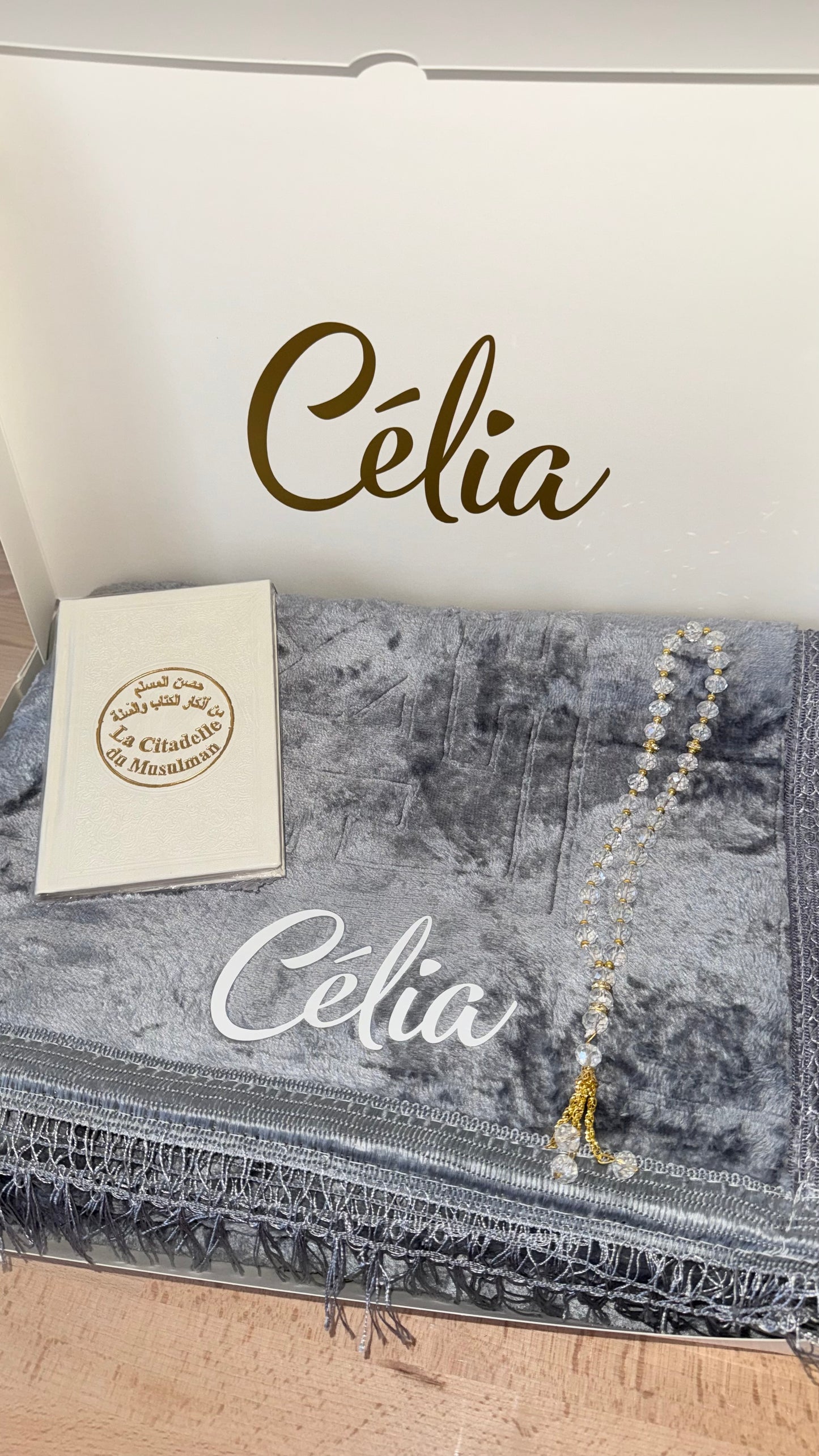Coffret Tapis de Prière, Tasbih & Citadelle du Musulman