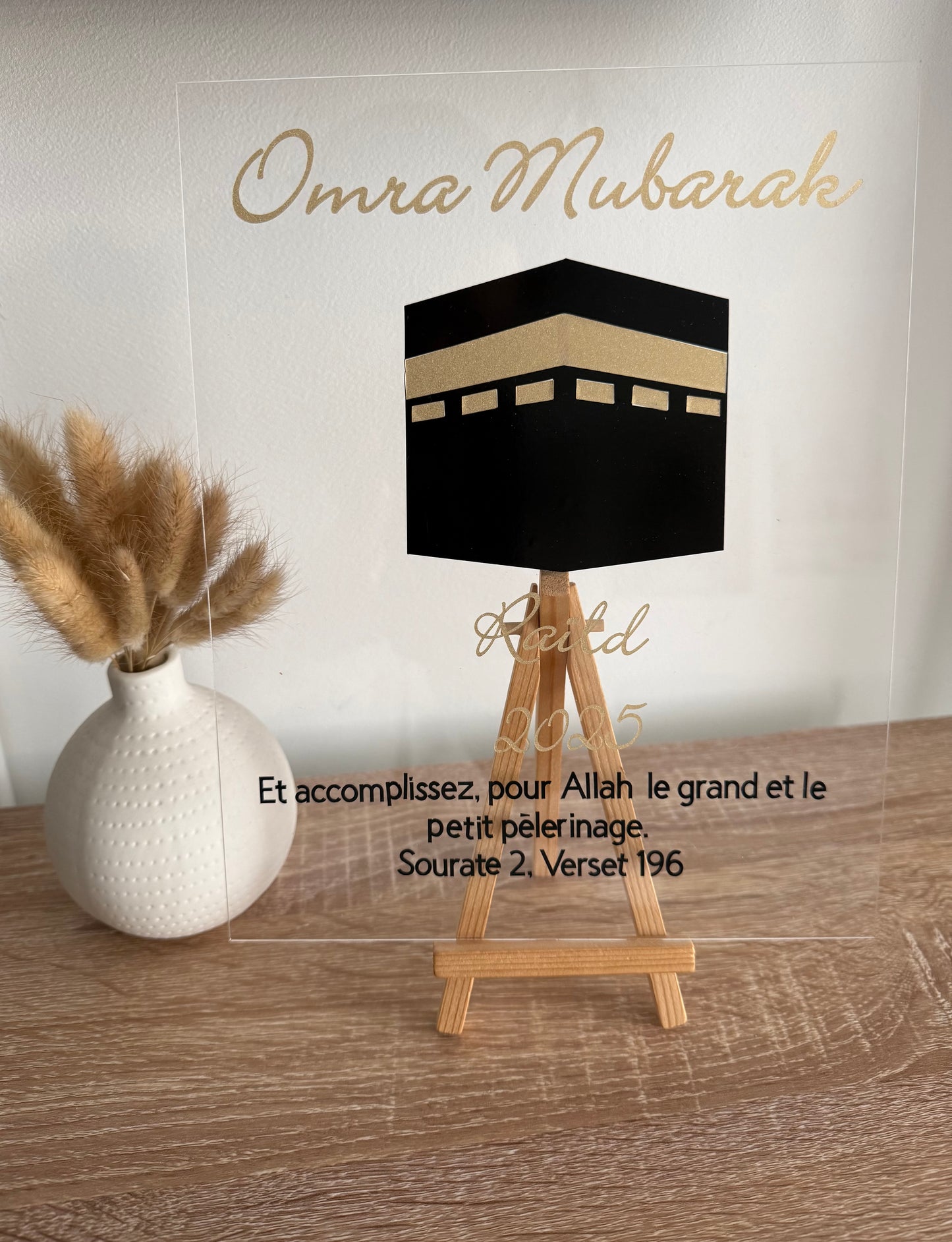 Plexiglass Personnalisé – Omra Moubarak