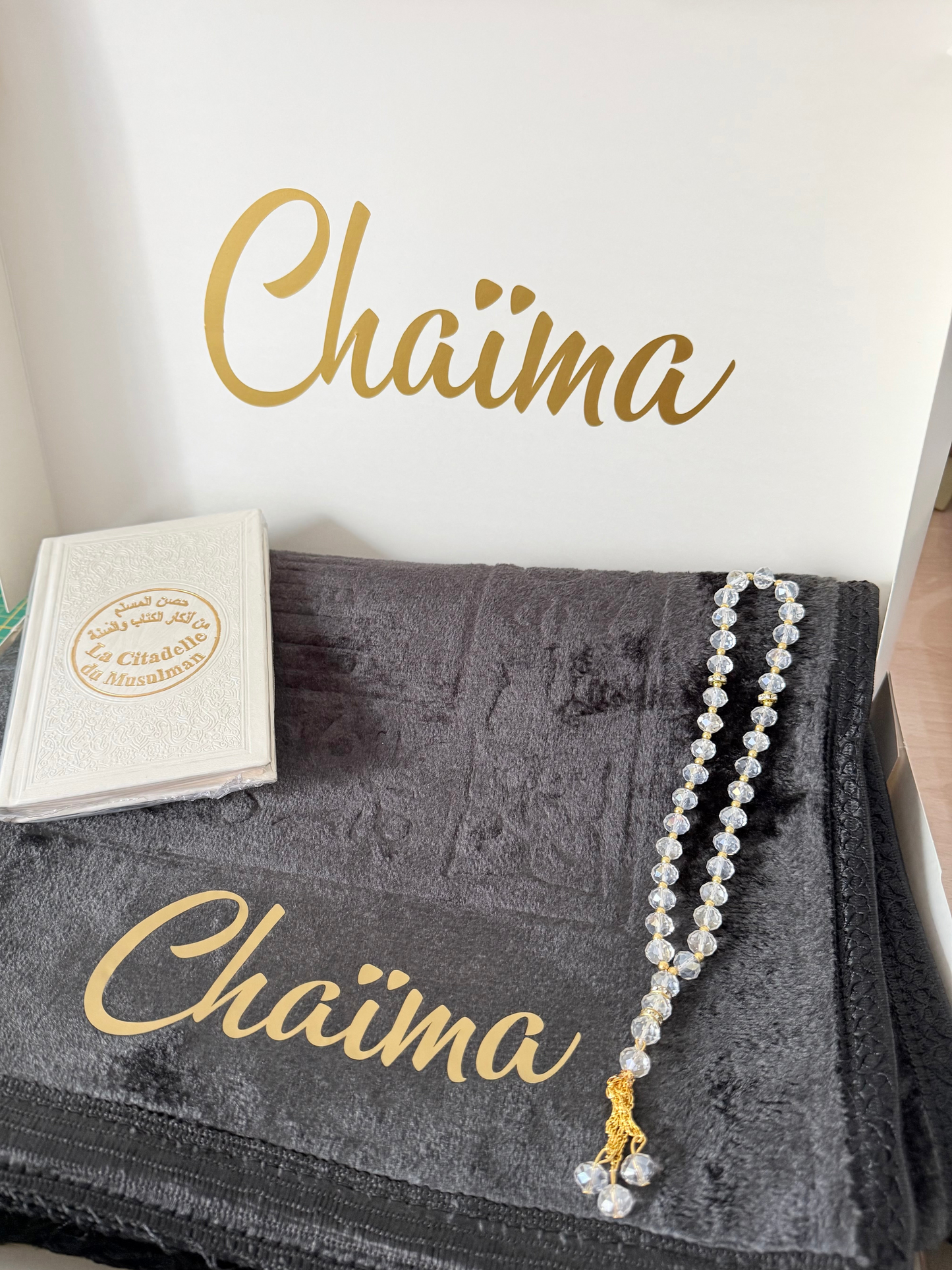 Coffret Tapis de Prière, Tasbih & Citadelle du Musulman