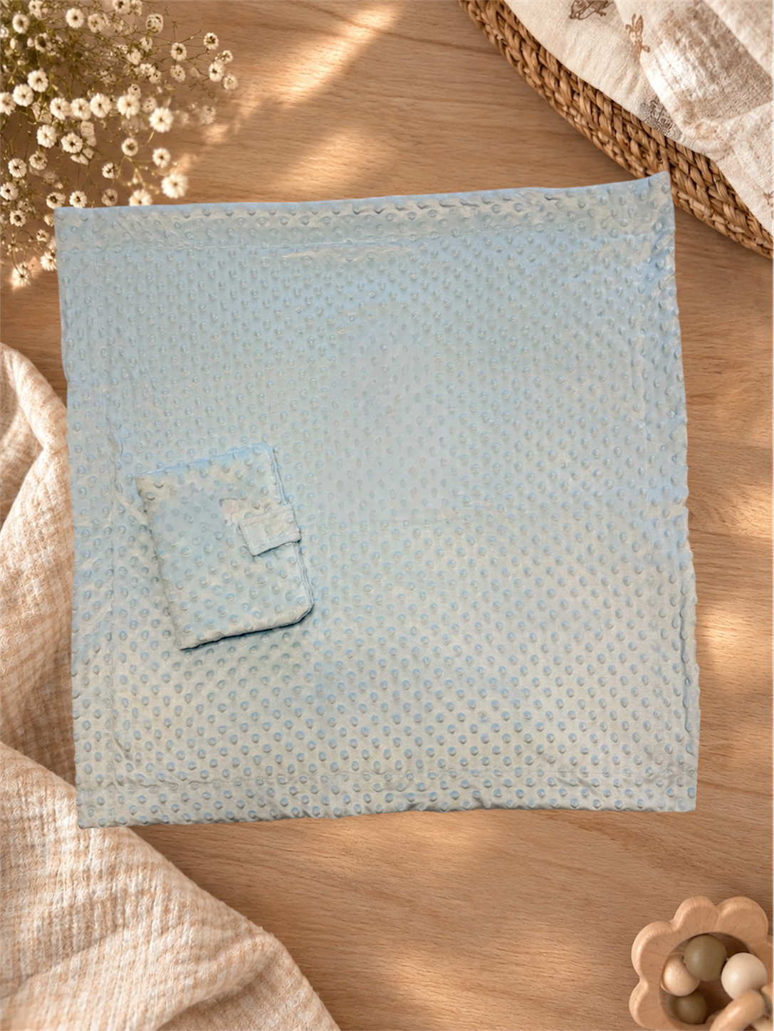 Plaid bébé brodé & protège carnet personnalisé