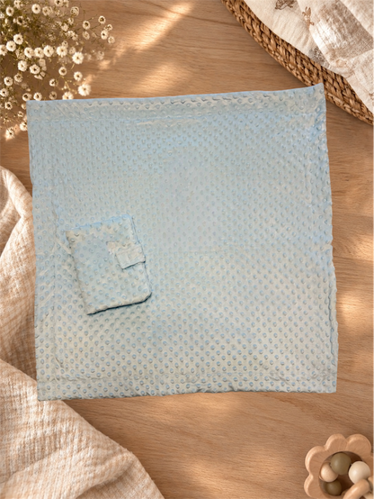 Plaid bébé brodé & protège carnet personnalisé