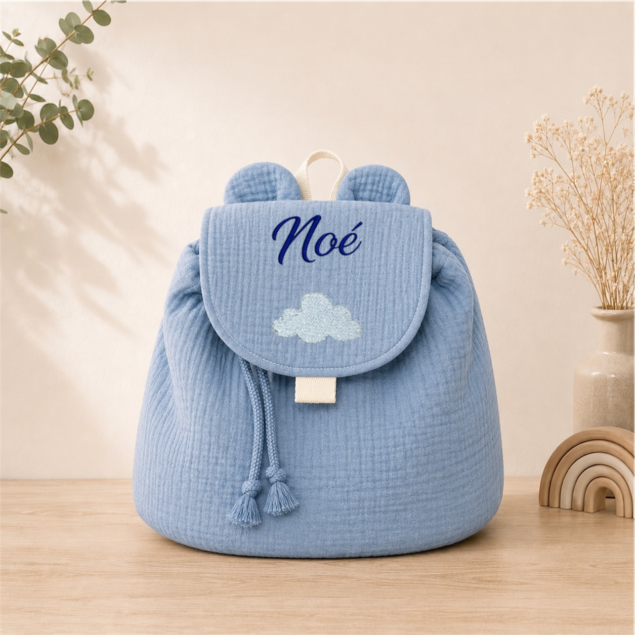Sac à dos enfant personnalisé brodé avec prénom