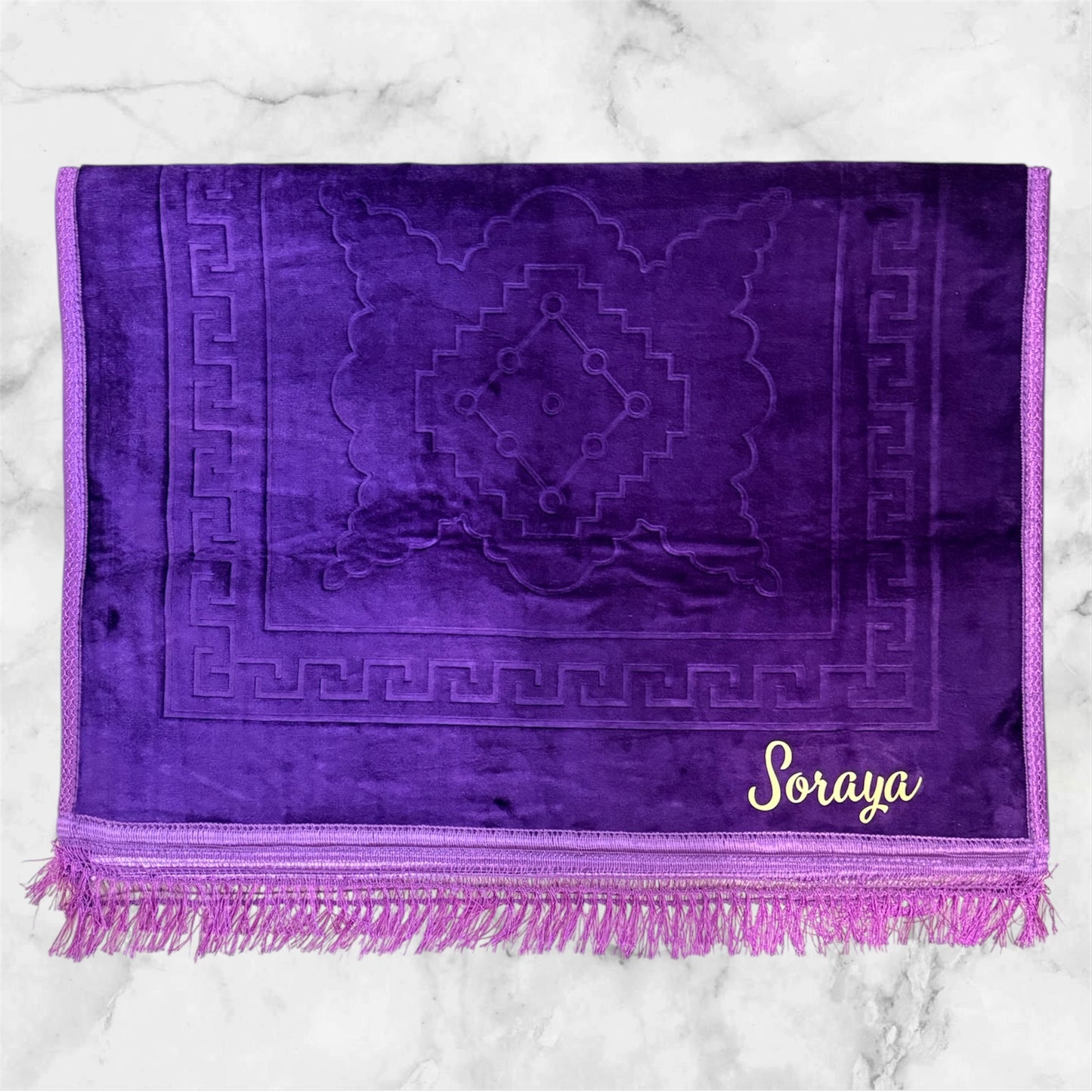 Tapis de prière personnalisé