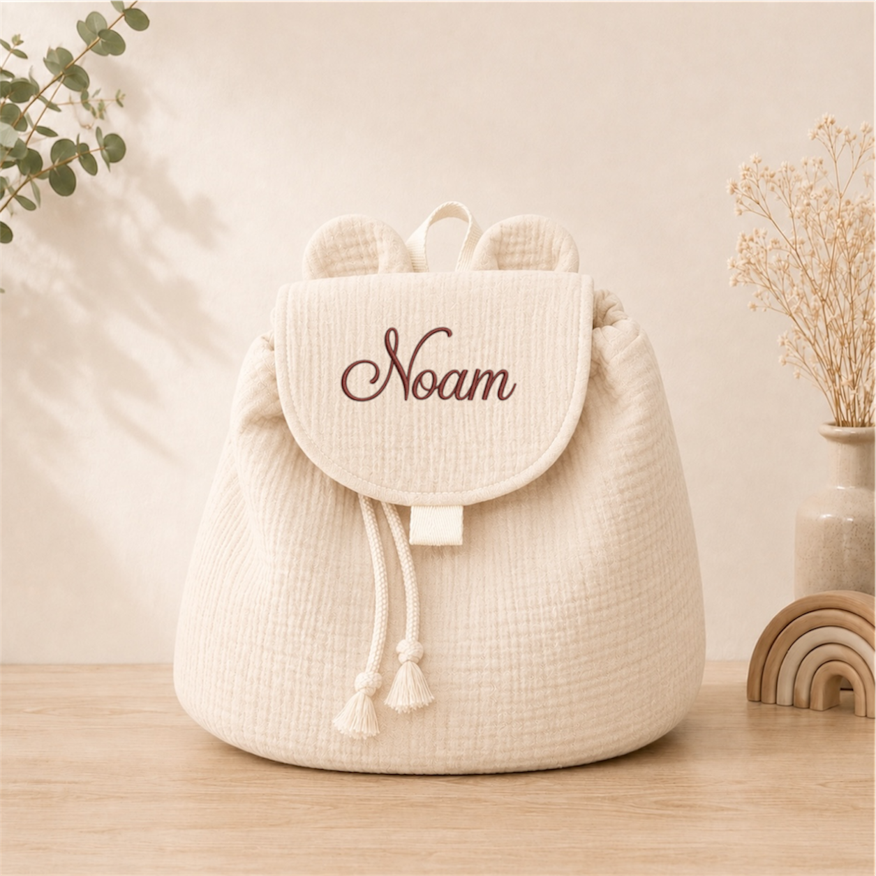 Sac à dos enfant personnalisé brodé avec prénom