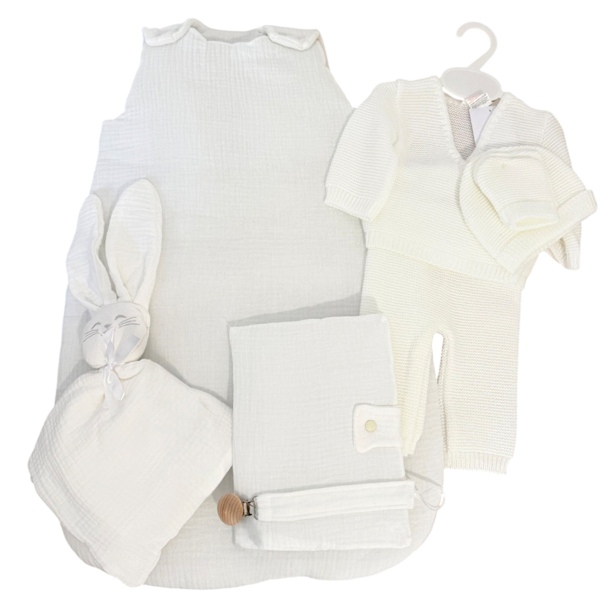 Coffret naissance personnalisé brodé – Cadeau bébé