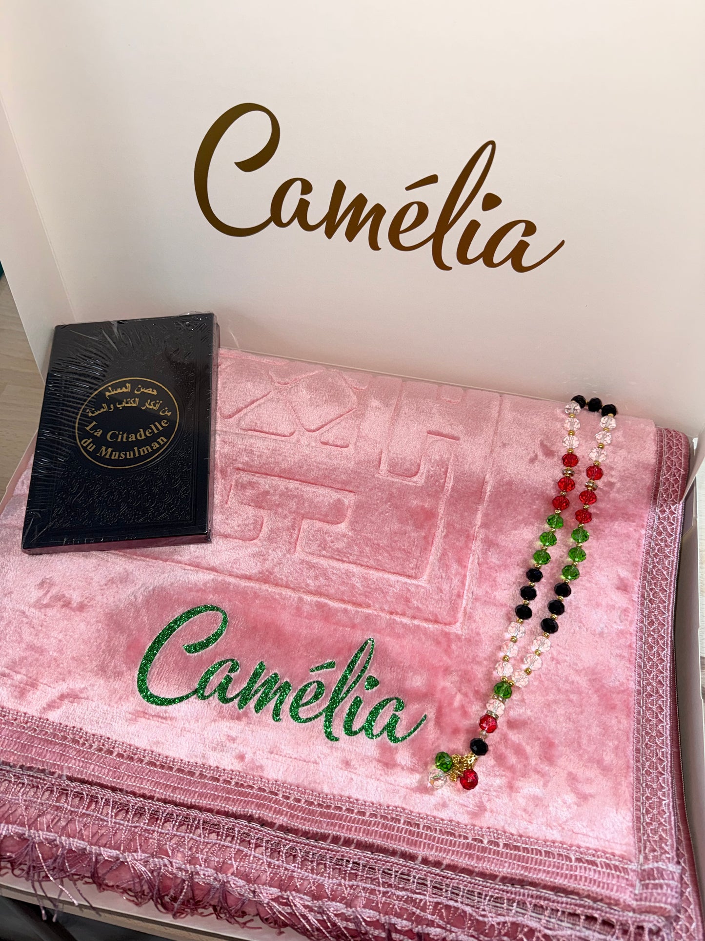 Coffret Tapis de Prière, Tasbih & Citadelle du Musulman