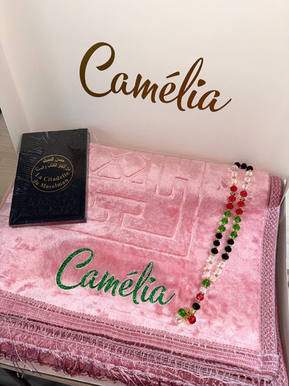 Coffret Tapis de Prière, Tasbih & Citadelle du Musulman