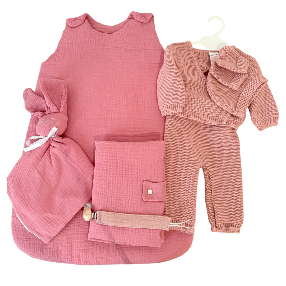 Coffret naissance personnalisé brodé – Cadeau bébé