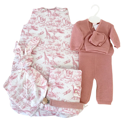 Coffret naissance personnalisé brodé – Cadeau bébé