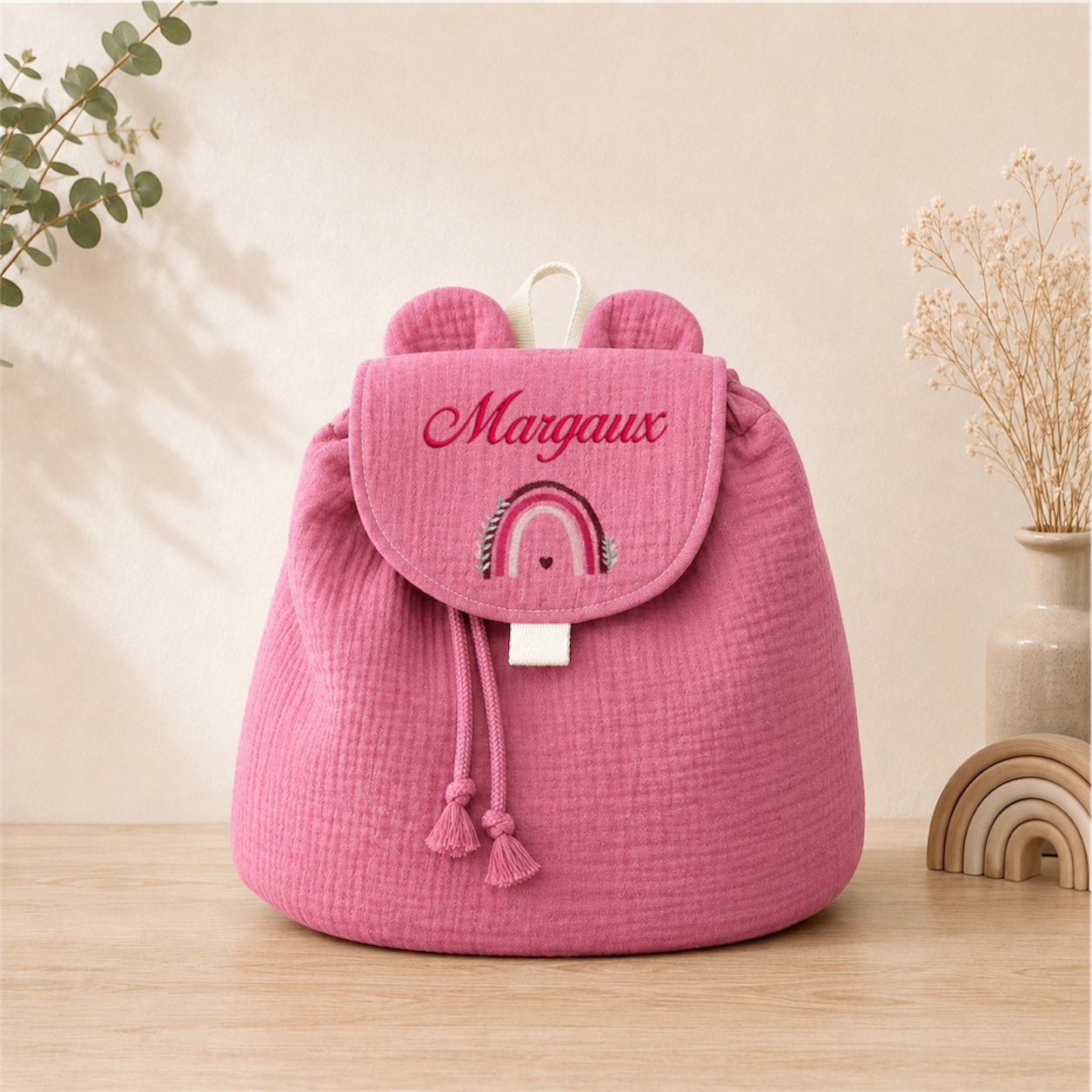 Sac à dos enfant personnalisé brodé avec prénom