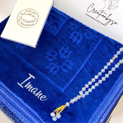 Coffret Cadeau Islamique – Tapis de Prière, Tasbih & Citadelle du Musulman