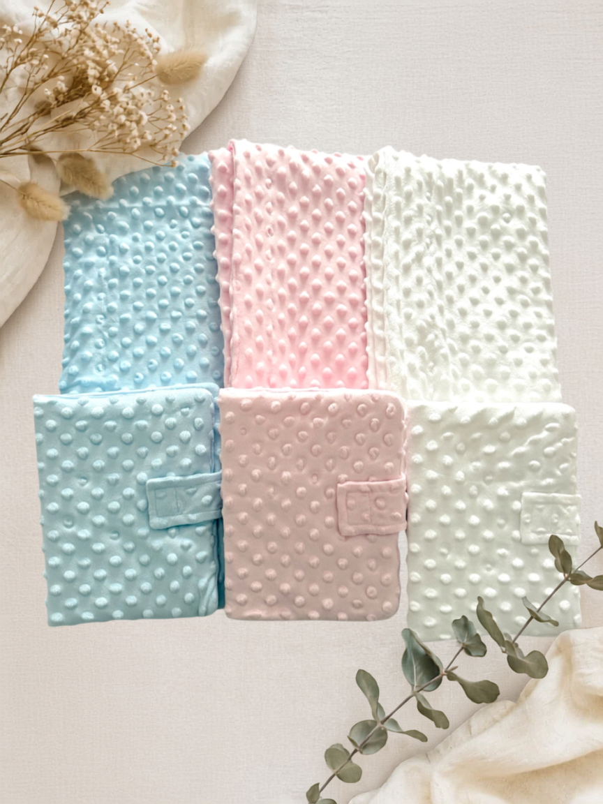 Plaid bébé brodé & protège carnet personnalisé