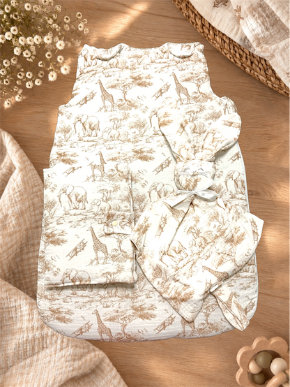 Coffret naissance personnalisé brodé – Cadeau bébé