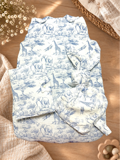 Coffret naissance personnalisé brodé – Cadeau bébé