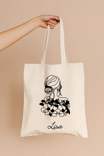 Sac fourre-tout/Tote bag personnalisable Creationbyso