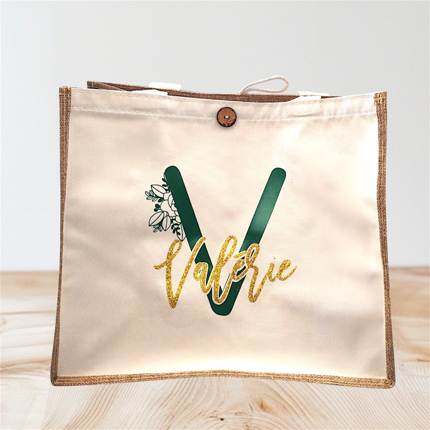 Sac caba personnalisé/ trousse personnalisée avec prénom