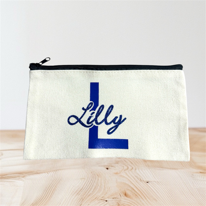 Sac caba personnalisé/ trousse personnalisée avec prénom