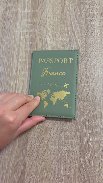 Protège passeport personnalisé