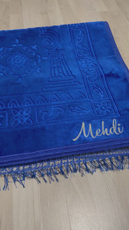 Tapis de prière personnalisé