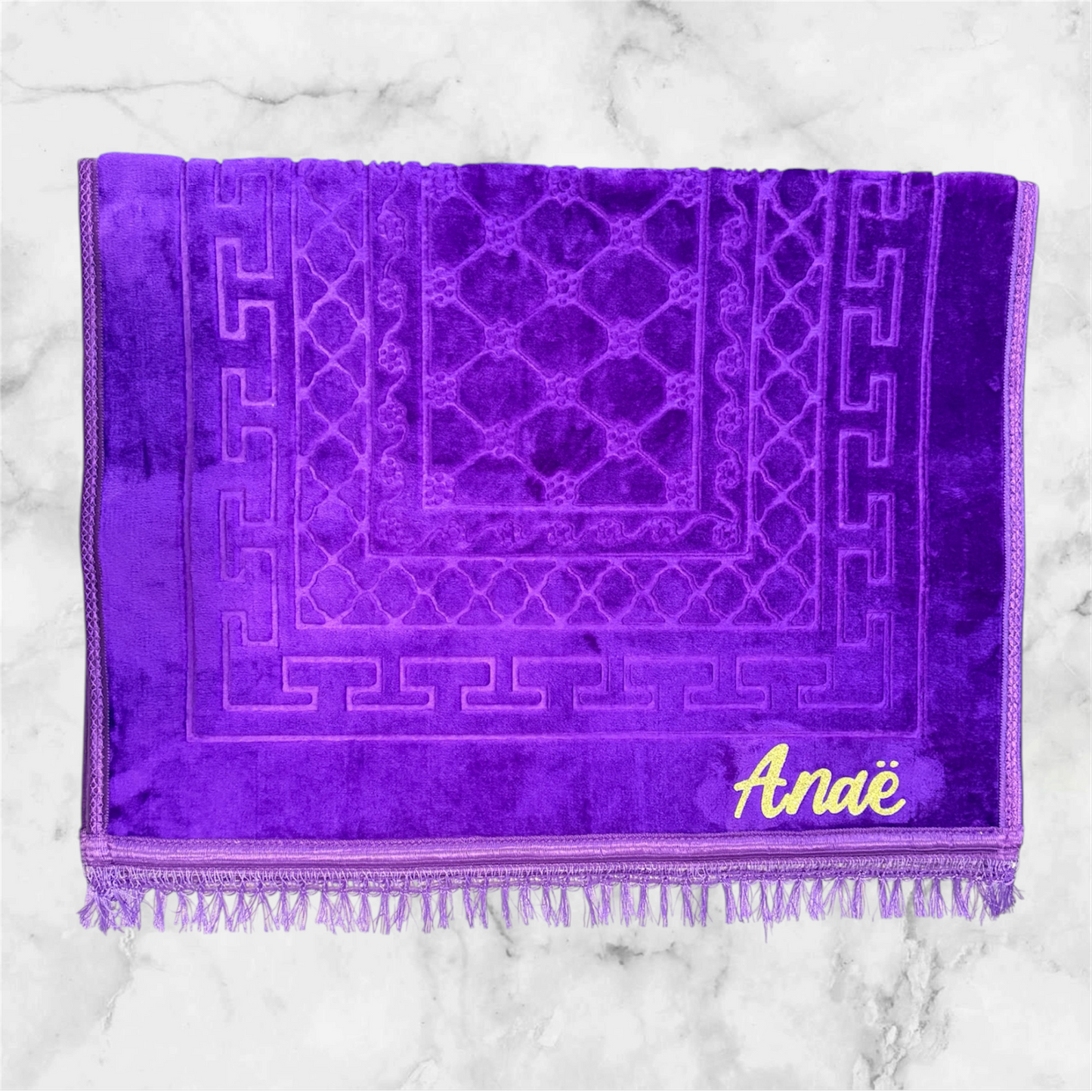 Tapis de prière personnalisé