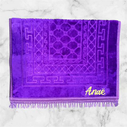Tapis de prière personnalisé